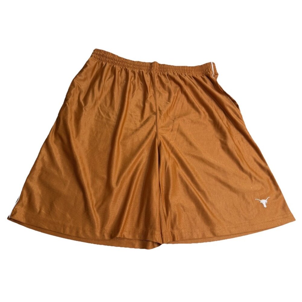 VTG Pro Edge XL Texas Longhorns Basketball Shorts Orange Poly 8.5" Inseam GUC